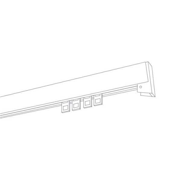 Mecanismo manual para cortina
