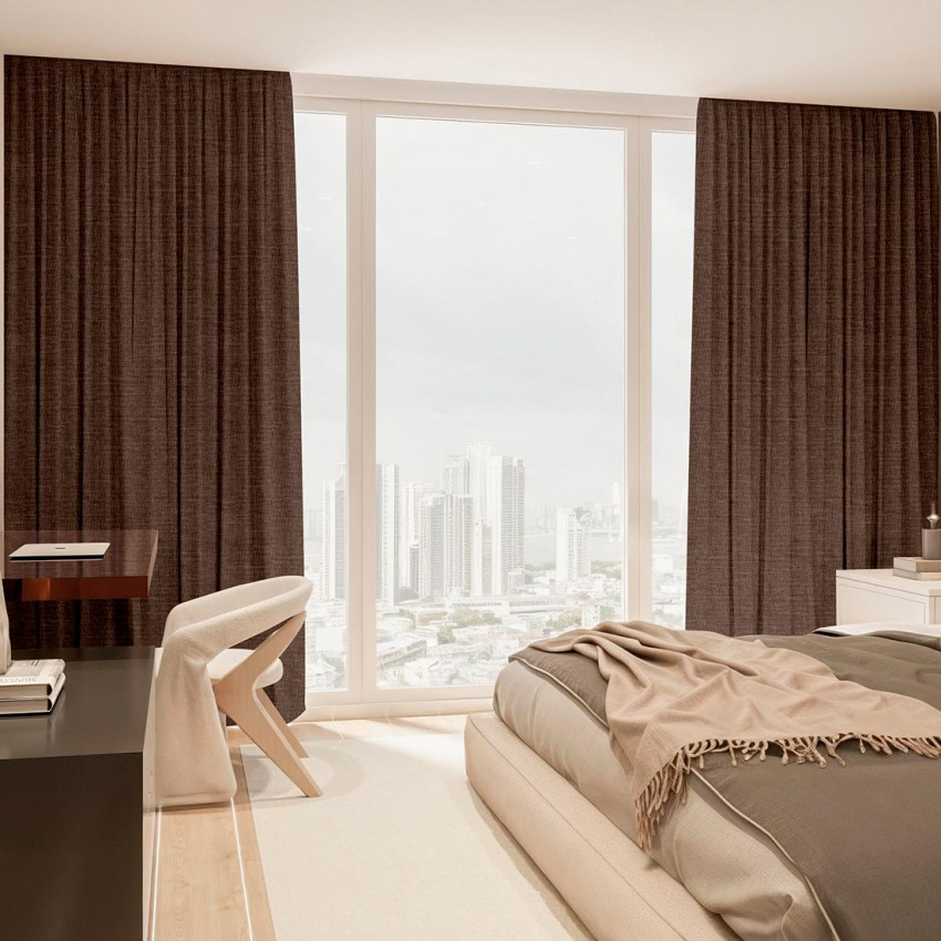 Cortinas de Tela Jakarta Opaco 100%