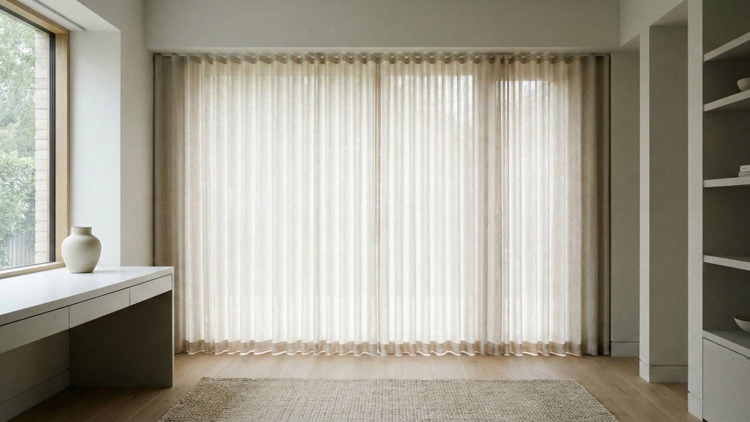 Cortinas plisadas: cuando la ligereza y la discreción son clave